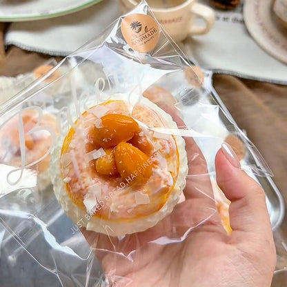 Almond Cream Mini Bagel Squishy