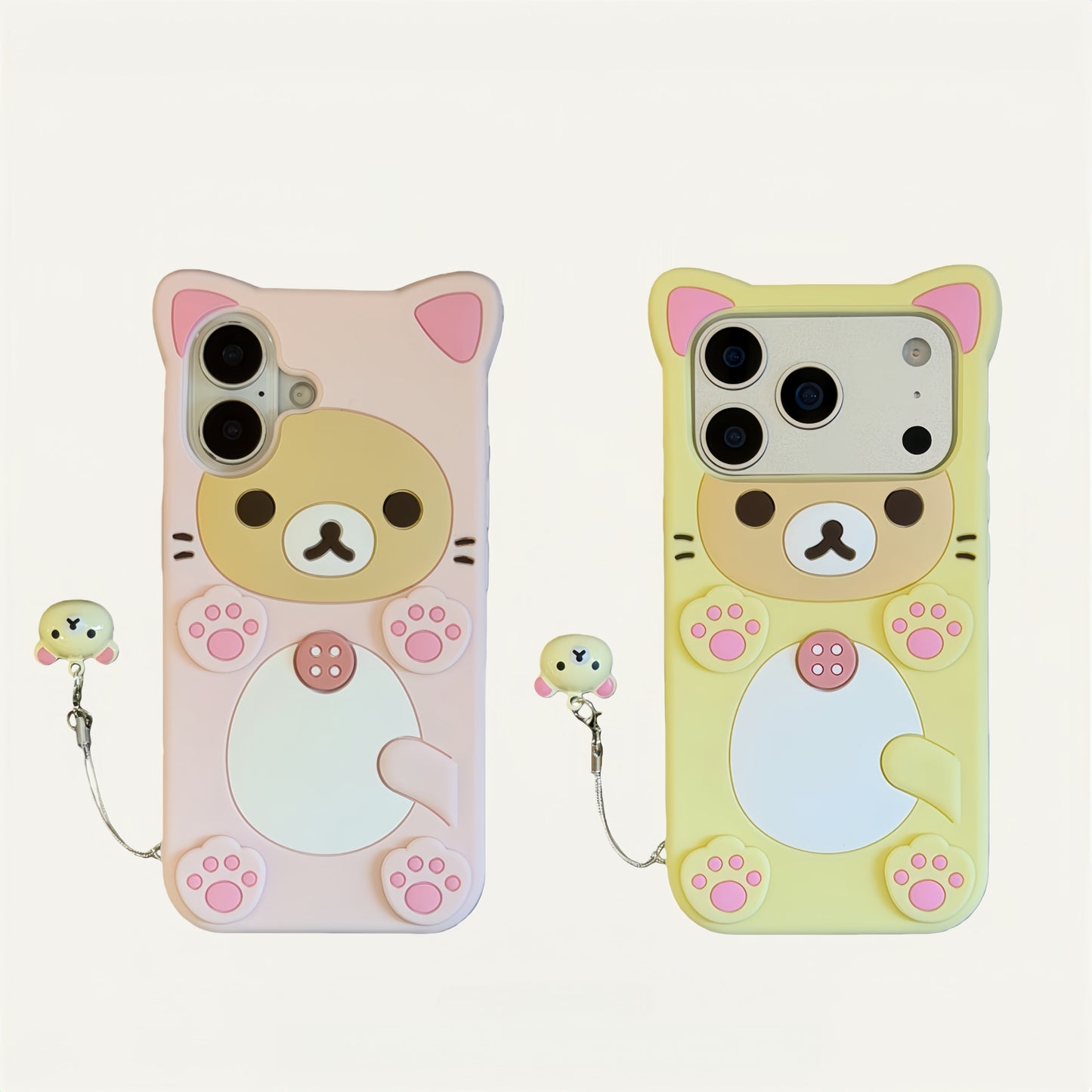 Cute Bear Silicone Phone Case