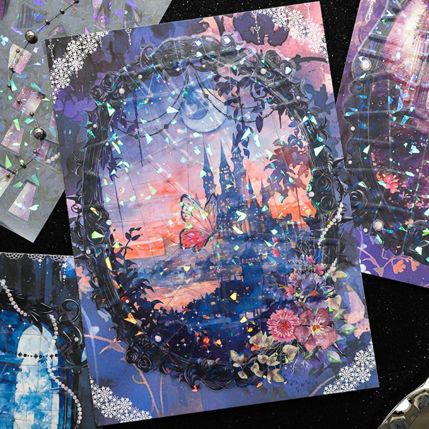 A Butterfly's Dream 3D Sticker | 3 Cute Miniature Scenes