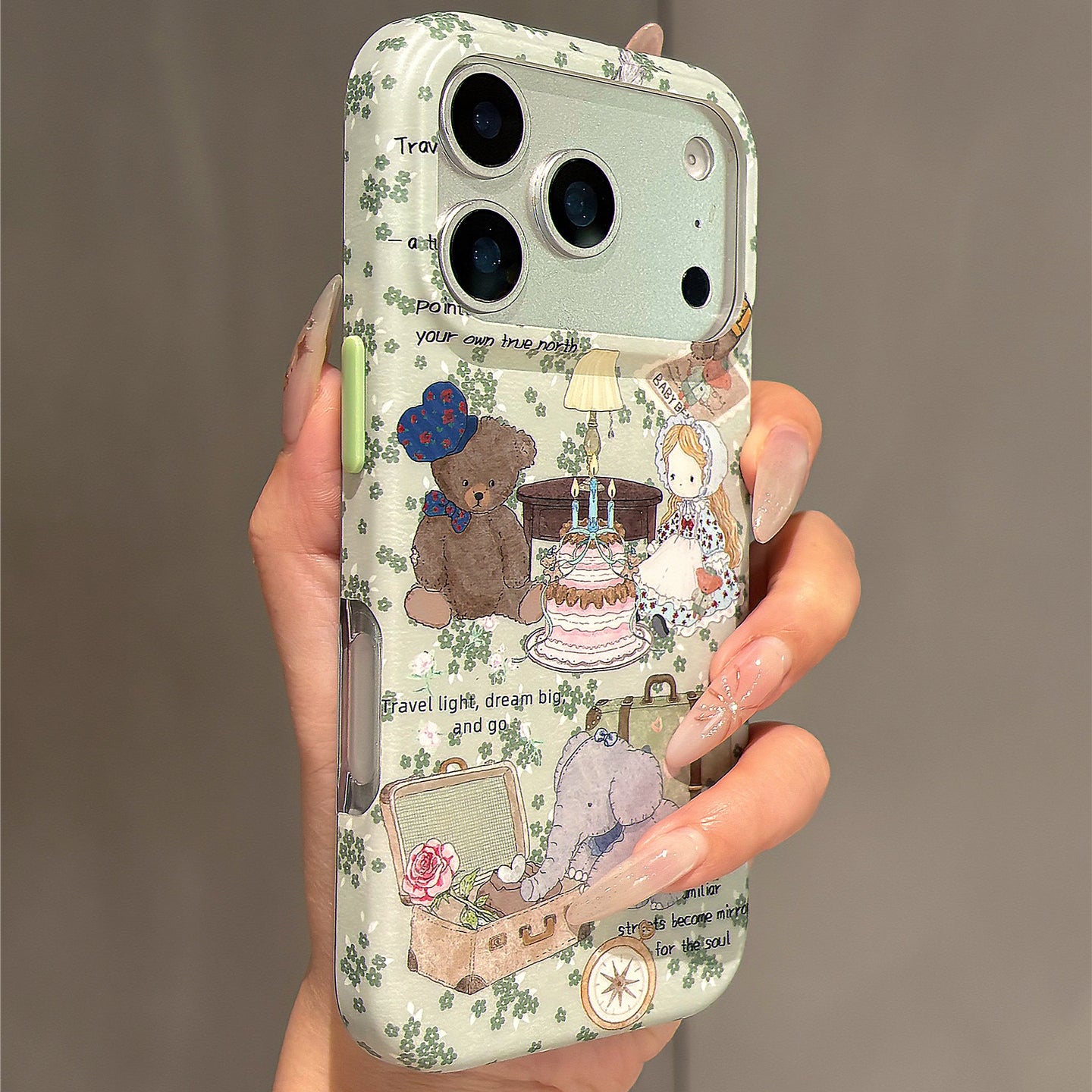 Cake Bear Girl Acrylic Phone Case