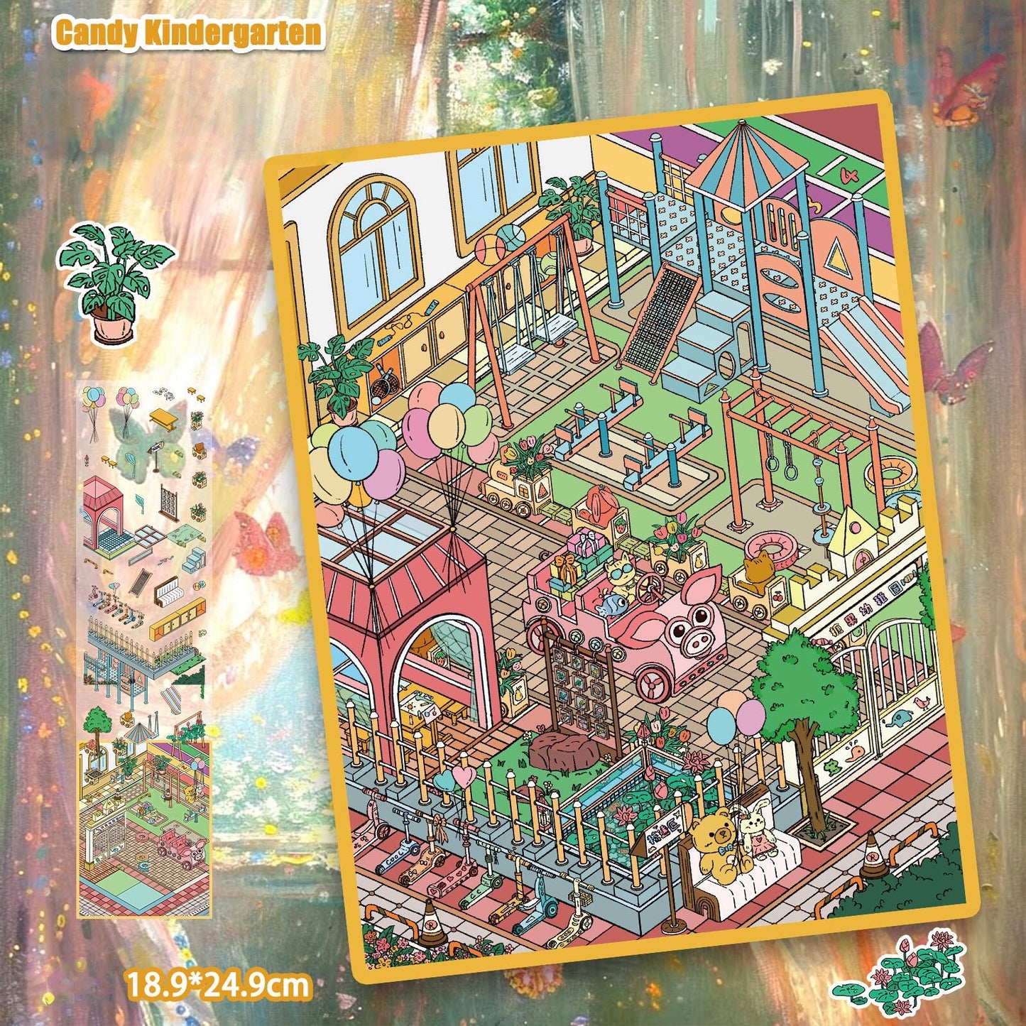 Candy Kindergarten 3D Sticker