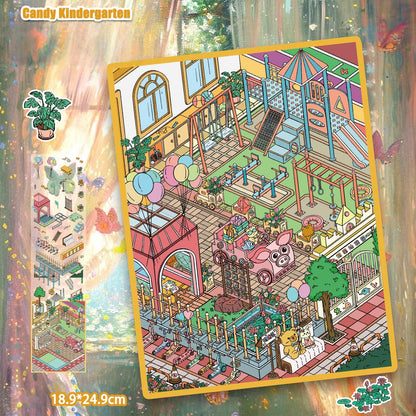 Candy Kindergarten 3D Sticker