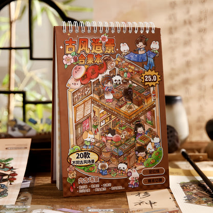 Ancient Life 3D Sticker Book
