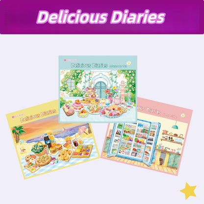Delicious Diaries 3D Sticker | 3 Cute Miniature Scenes