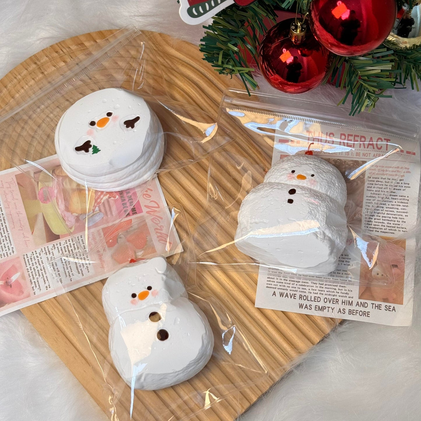 Christmas Snowman Squishy