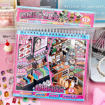 Shelf Display 3D Sticker Book