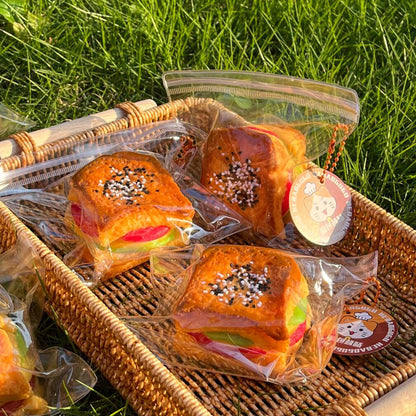 Giant Five-Layer Toast Squishy