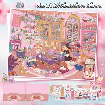 Little Mysteries 3D Sticker | 2 Cute Miniature Scenes