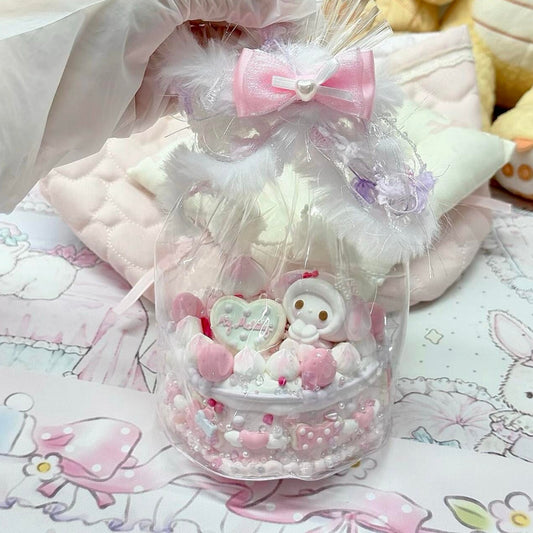 Cute Bunny Heart Cake Squishy