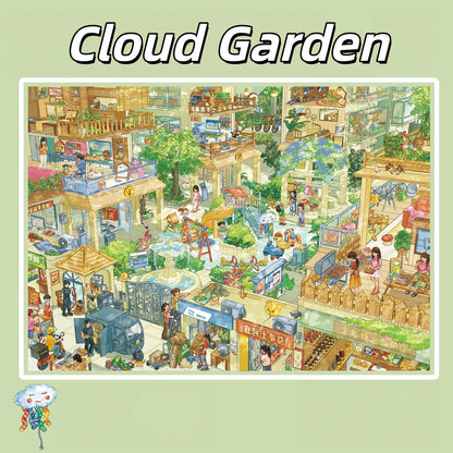 Manor Collection 3D Sticker | 2 Cute Miniature Scenes