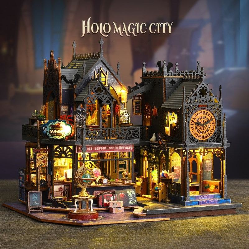 Hogwarts Magic Castle DIY Miniature House - English Instructions
