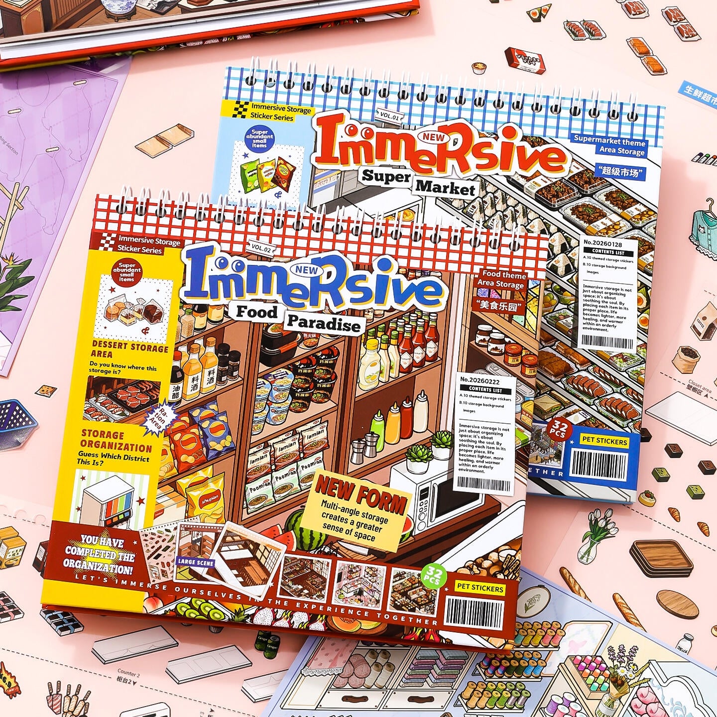 Immersive Shopping 3D Sticker Book