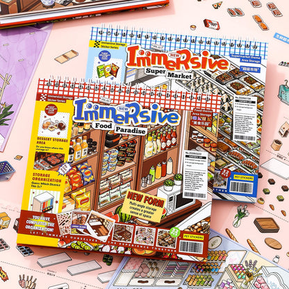 Immersive Shopping 3D Sticker Book