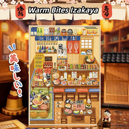 Warm Bites Izakaya 3D Sticker