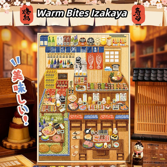 Warm Bites Izakaya 3D Sticker