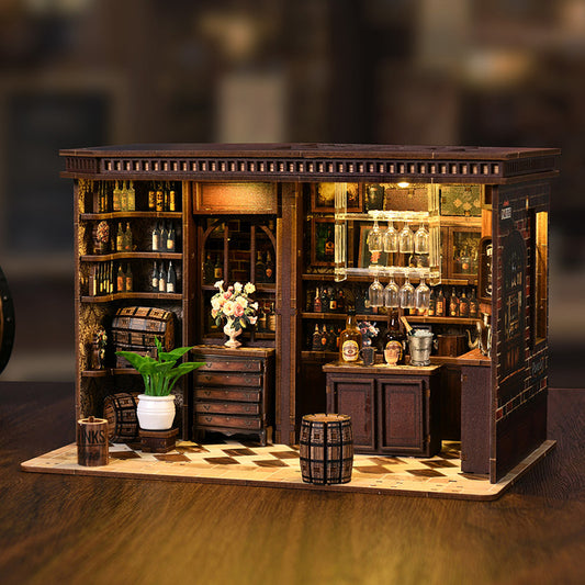 Corner Bar DIY Miniature House - English Instructions