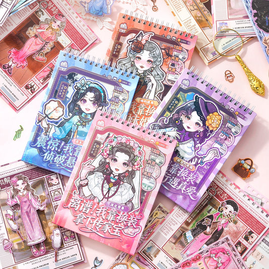 Dress Up Game 3D Sticker Book