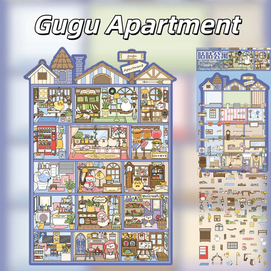 Gugu Apartment 3D Sticker
