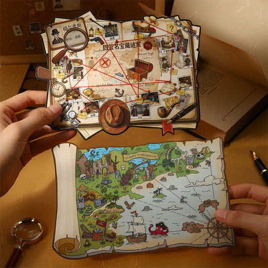 Exploration Notes 3D Sticker | 2 Cute Miniature Scenes