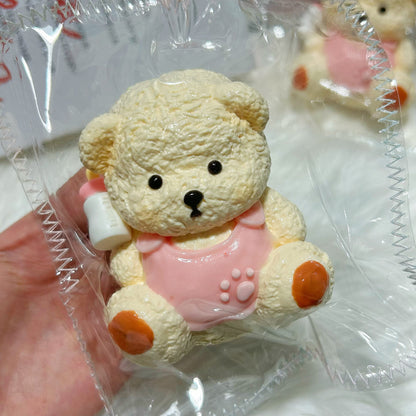 Pink Sitting Lina Bear Squishy