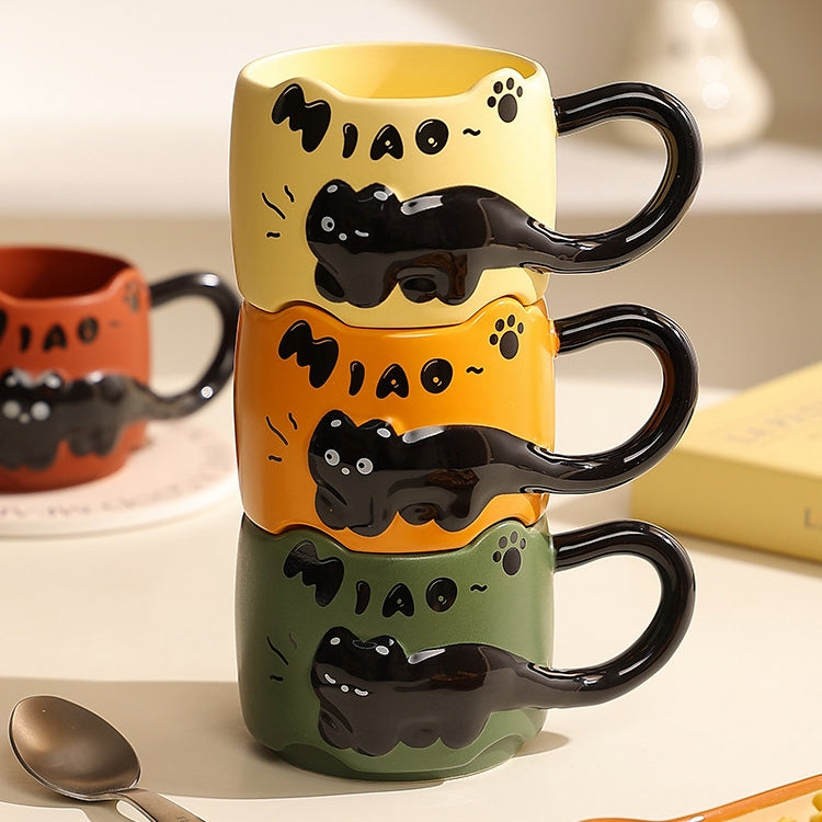 Black Kitty Ceramic Mug