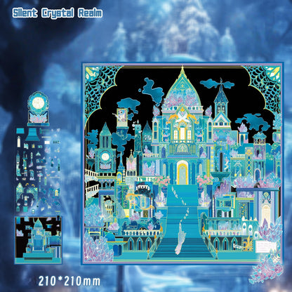 Silent Crystal Realm 3D Sticker