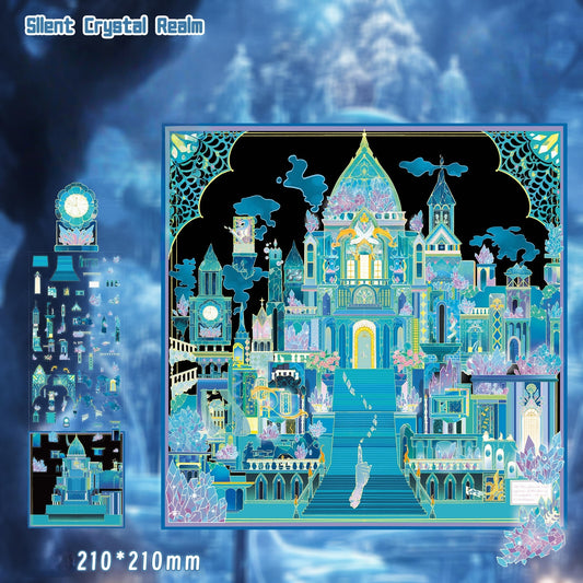 Silent Crystal Realm 3D Sticker