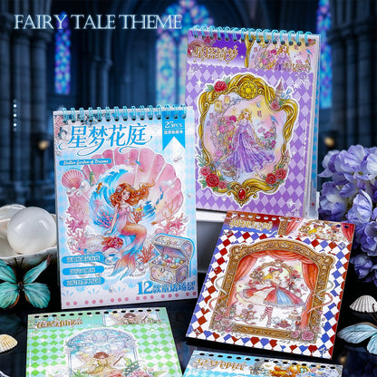 Star Dream Flower Garden 3D Sticker Book