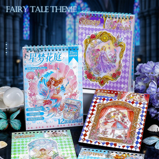 Star Dream Flower Garden 3D Sticker Book