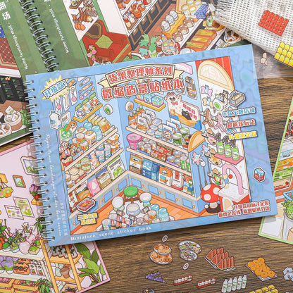 Shelf Display 3D Sticker Book