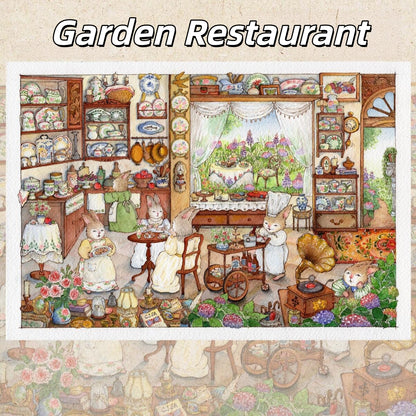 Warm Gatherings 3D Sticker | 4 Cute Miniature Scenes