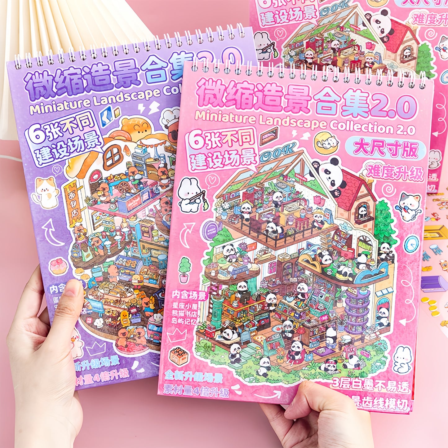 Paws Town 3D Sticker Book