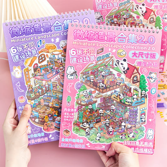 Paws Town 3D Sticker Book