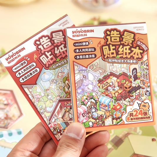 Energy Town 3D Sticker Book