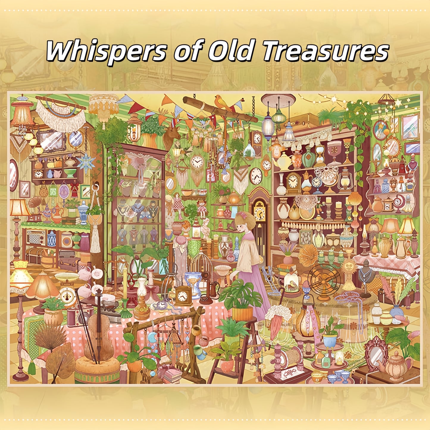 Whispers of Old Treasures 3D Sticker