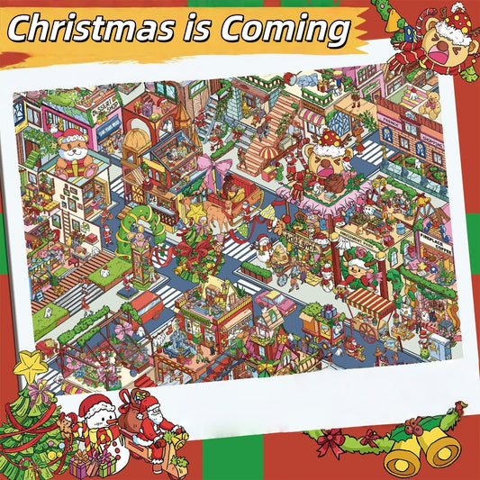 Christmas is Coming 3D Sticker