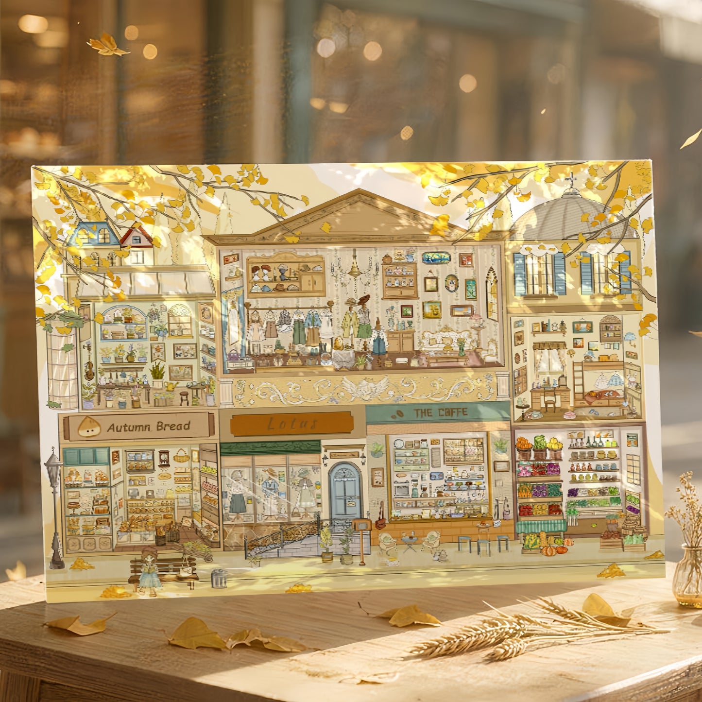 Autumn’s Gilded Radiance 3D Sticker