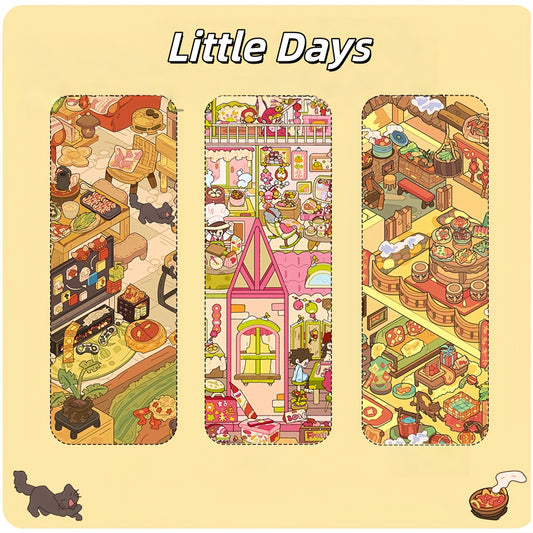 Little Days 3D Sticker | 3 Cute Miniature Scenes