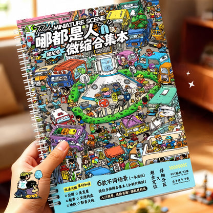 People Everywhere 3D Sticker Book