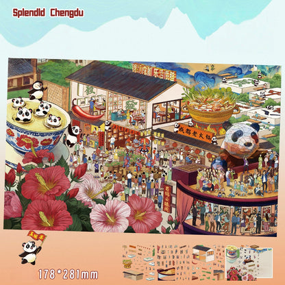 Splendid Chengdu 3D Sticker