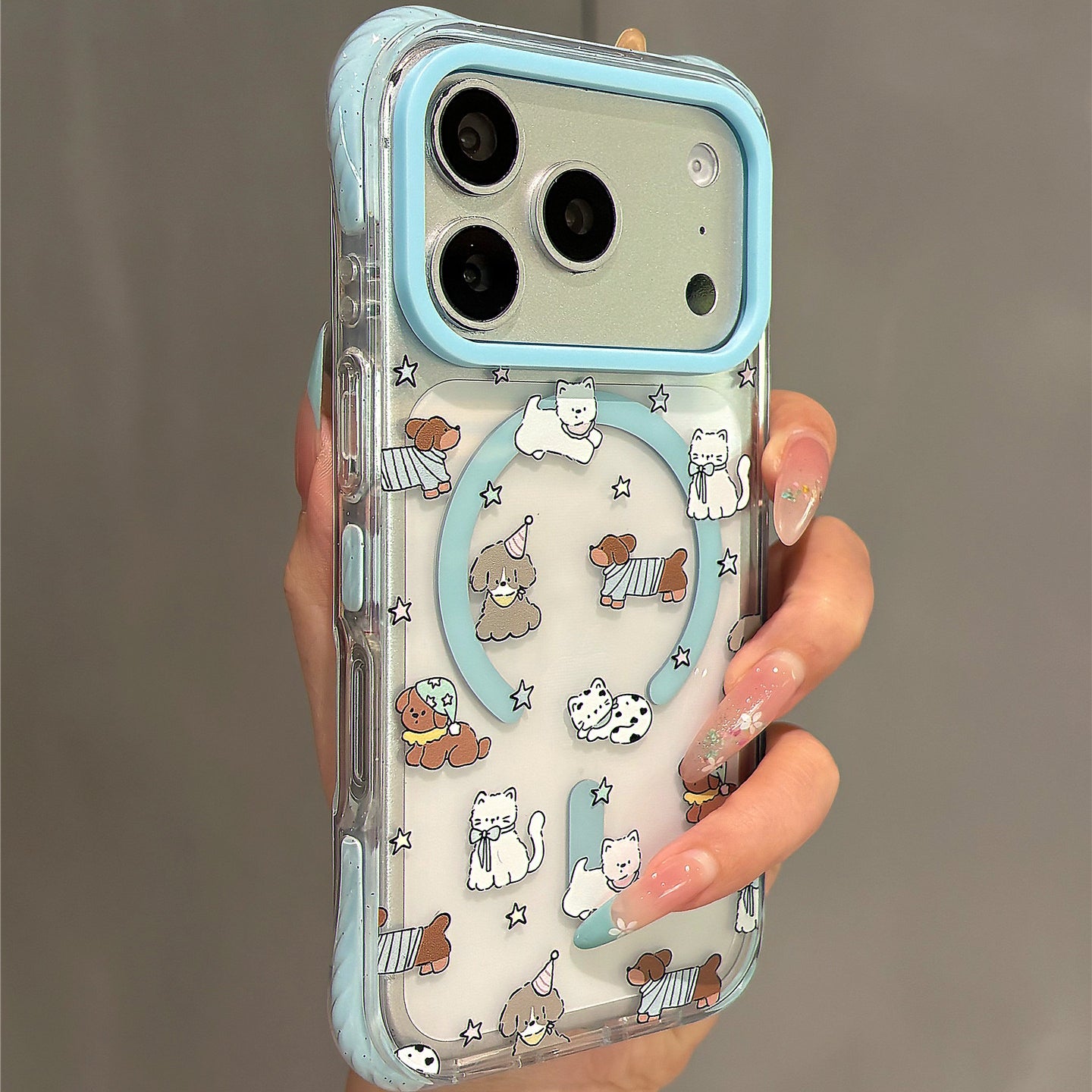 Little Animal Illustration Magnetic Acrylic Phone Case