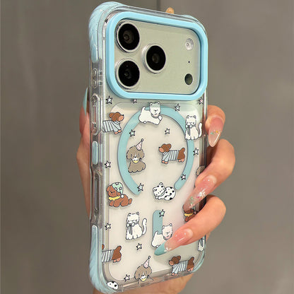 Little Animal Illustration Magnetic Acrylic Phone Case