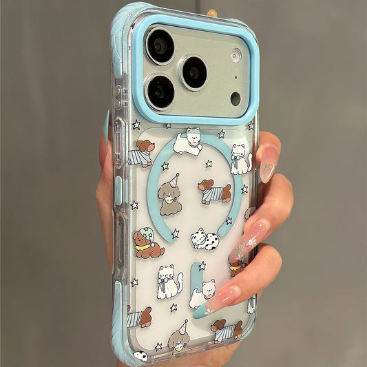 Little Animal Illustration Magnetic Acrylic Phone Case