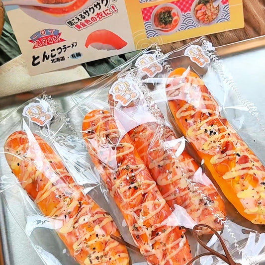 Stretchy Cheese Bacon Bread Stick Squishy