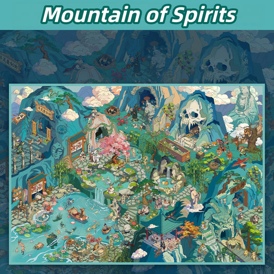Mountain of Spirits 3D Sticker