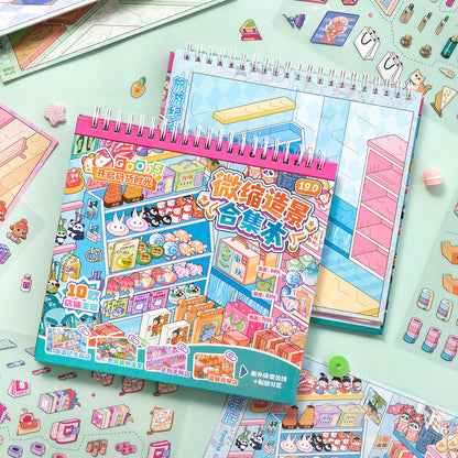 Shelf Display 3D Sticker Book
