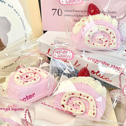 Strawberry Swiss Roll Squishy