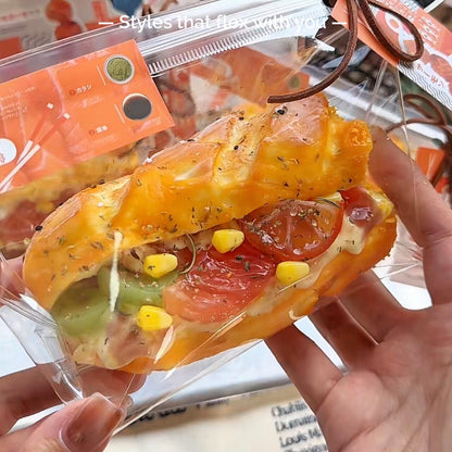 Filled Salmon Cheese Baguette Squishy