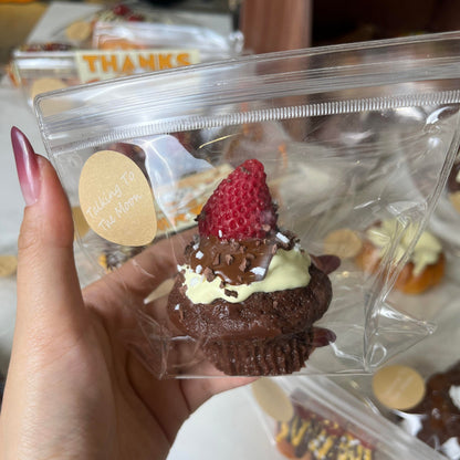 Chocolate Strawberry Drizzle Muffin Cake Squishy