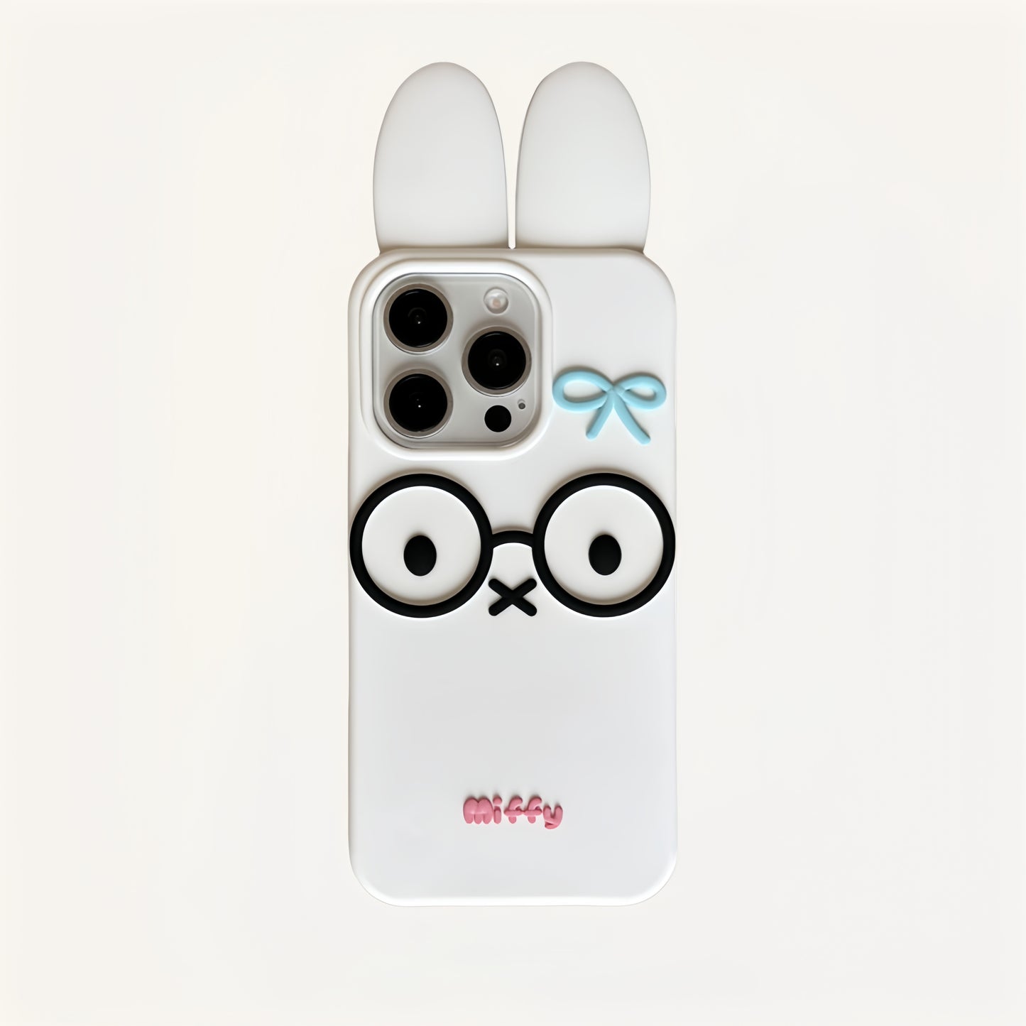 Glasses Bunny Silicone Phone Case